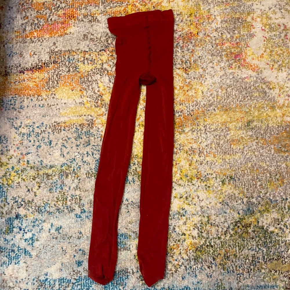 Red Footed Tights
